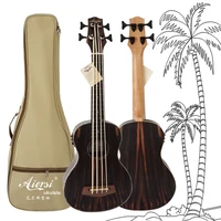 

wholesale price custom aiersi brand 4 string professional U bass ukelele 30 inch electric bass ukulele guitar