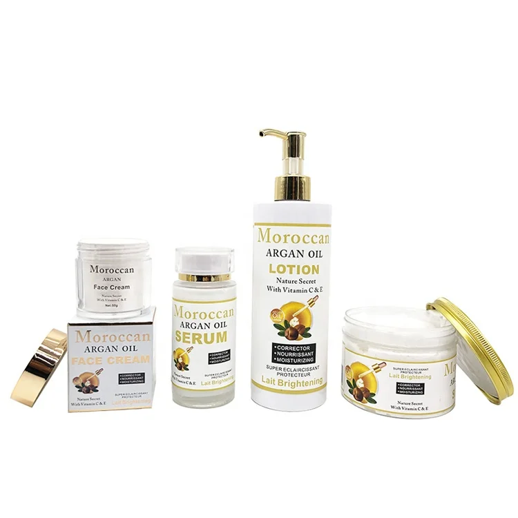 

Super Softener 100% Organic Collagen Argan Oil Brightening Skin Care Set