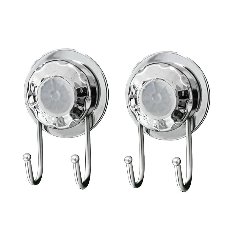 

Wall hooks self adhesive double wall hook steel coat fastening metal key hooks