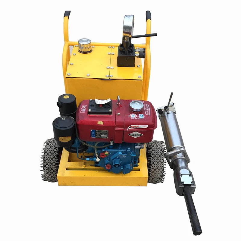 
darda hydraulic manual rock splitter machine with gasoline engine 