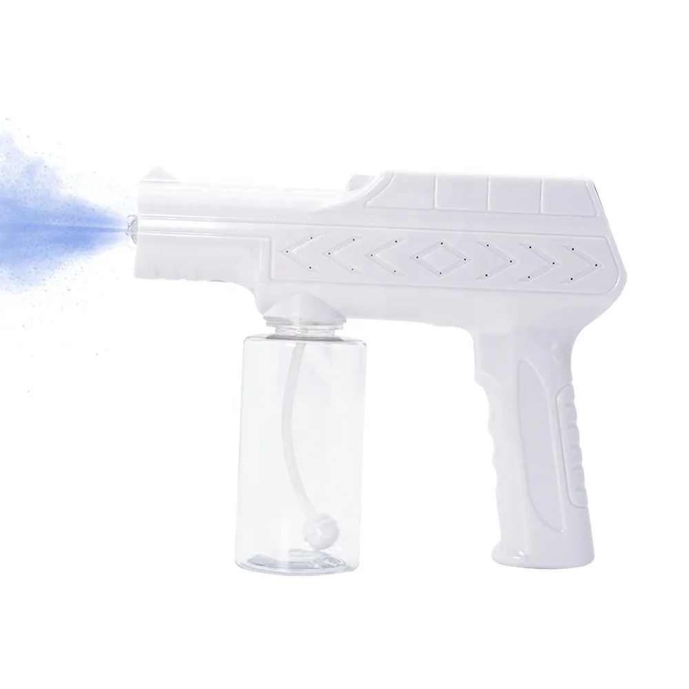 

Top selling blue ray light disinfection spray gun disinfection gun wireless, White color