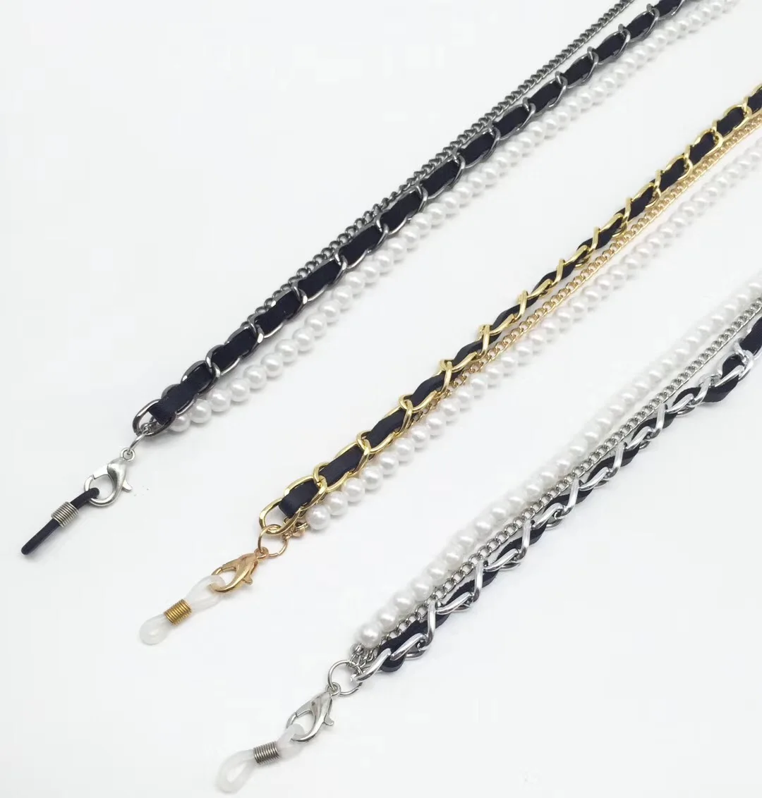 

Hot sale necklace bracelet glasses chain eyewear chains, Silver, gold