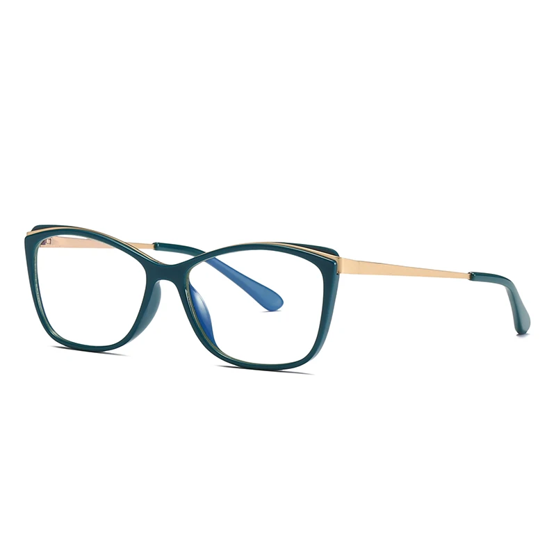 

TR90 Metal Spring Hinge Frame Anti Blue Light Glasses Spectacle Eyeglasses Optical Wholesale, 6 colors