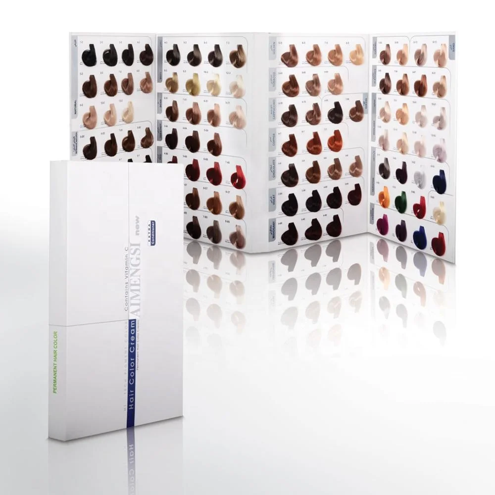 OEM Hair Mesh Custom Size Color Model Hairdressing Salon Hair Color Chart -  China Hair Color Chart and Hair Color price