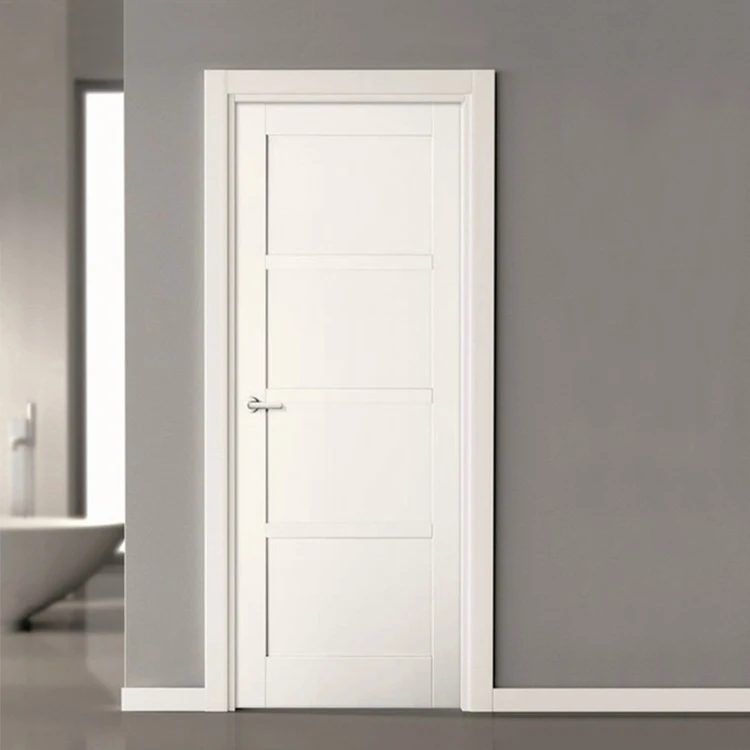 Hsiwd082 Interior Room Wooden Doors Design Internal Painting White