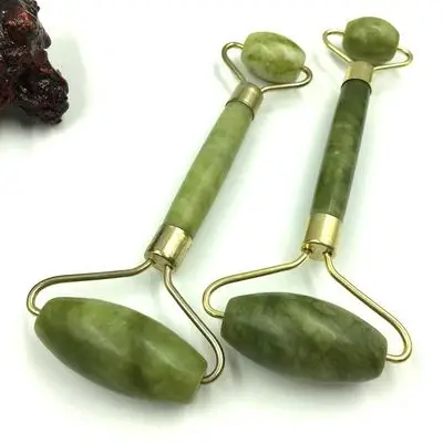 

Facial Massage Jade Roller Double Head Massage Face Neck Massager Natural Jade Beauty Health Tools Prevent Wrinkles Massage Rol