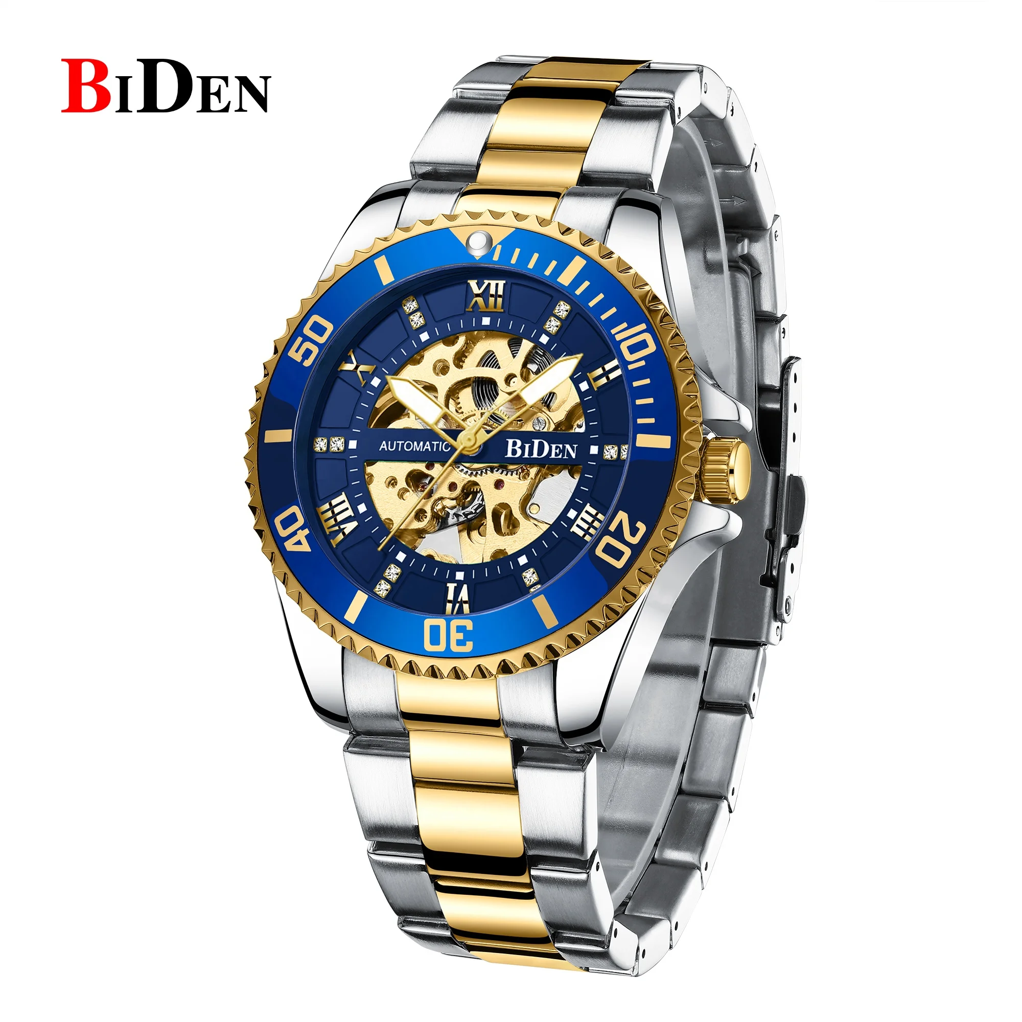 

New arrivals biden brand mechanical watch stainless steel automatic best designer wrist watches