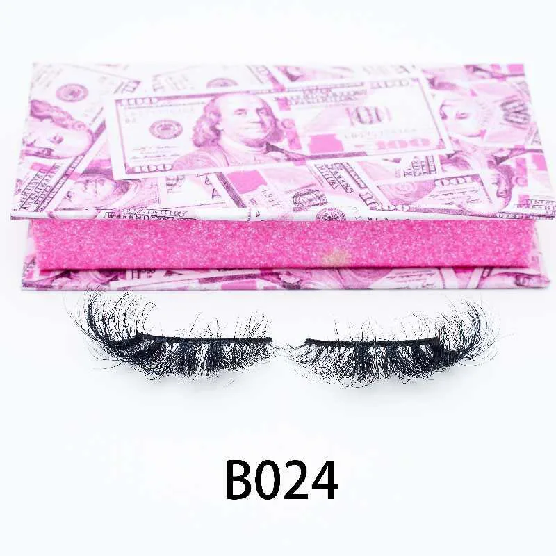 

New design of 5d 6d 100% real natural mink lash with wispy brush and thick lashes bomb minks eyelashes for bulk false eyelash