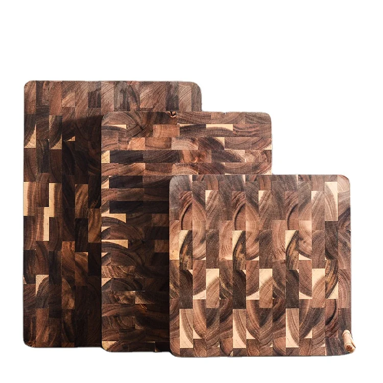 

Diyue Homewares DIY21325 Home Kitchen Serving Trays Vertical Splicing Wooden Chopping Block Plates Acacia Wood Cutting Boards
