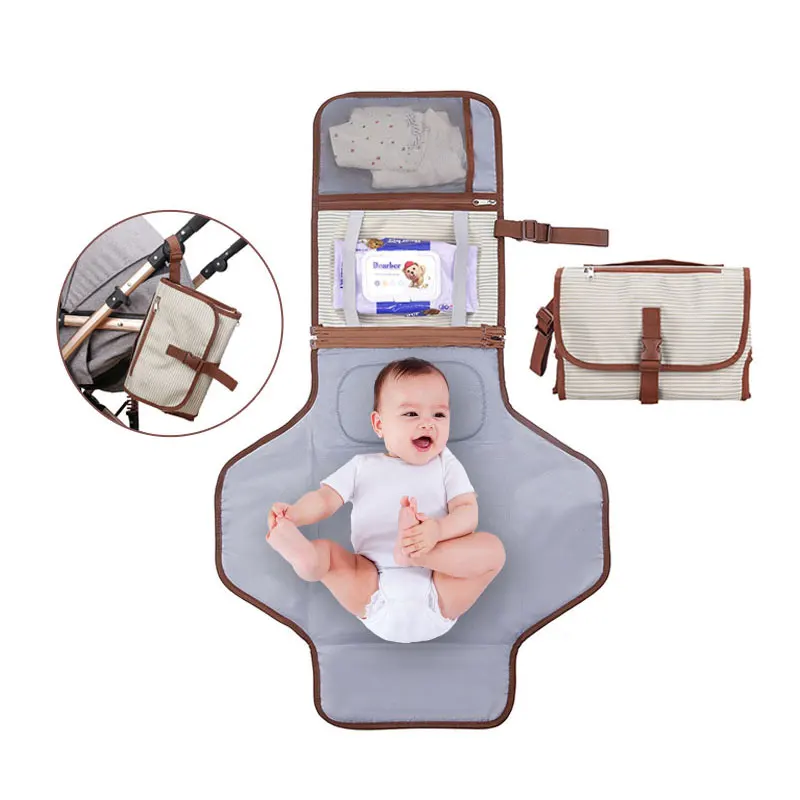 

Cheap Portable Diaper Changing Pad, Infant Polyester Diaper Bag With Changing Station/