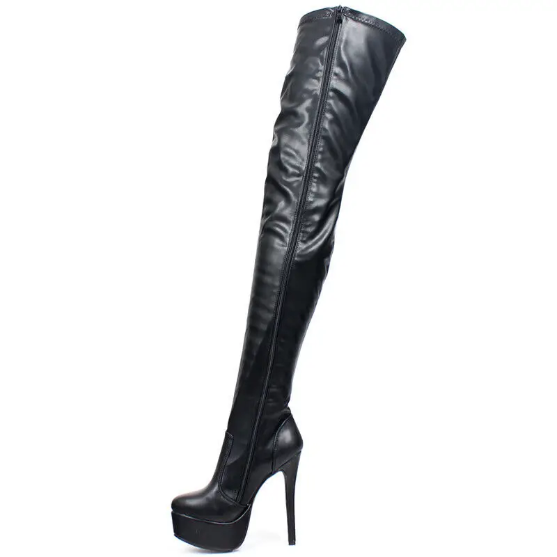 

2019 Ladies Over Knee Boots Women High Sexy Thigh High Boots Heels