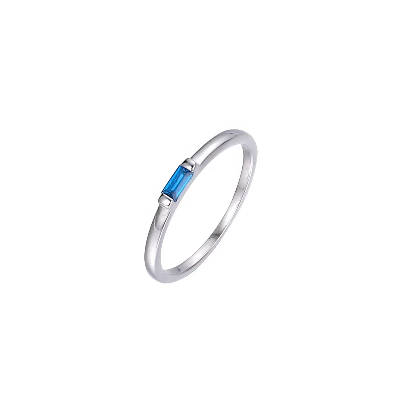 

Sterling Silver Gemstone Rings Exquisite Fine Jewelry 925 Sterling Silver Sapphire Ring, Blue