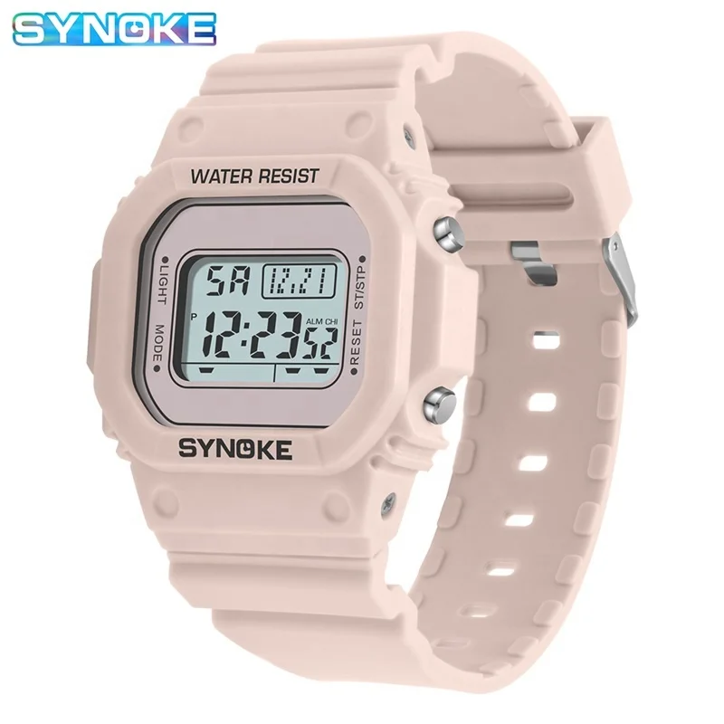 SYNOKE best selling lady and men watch fashion analog digital wristwatches