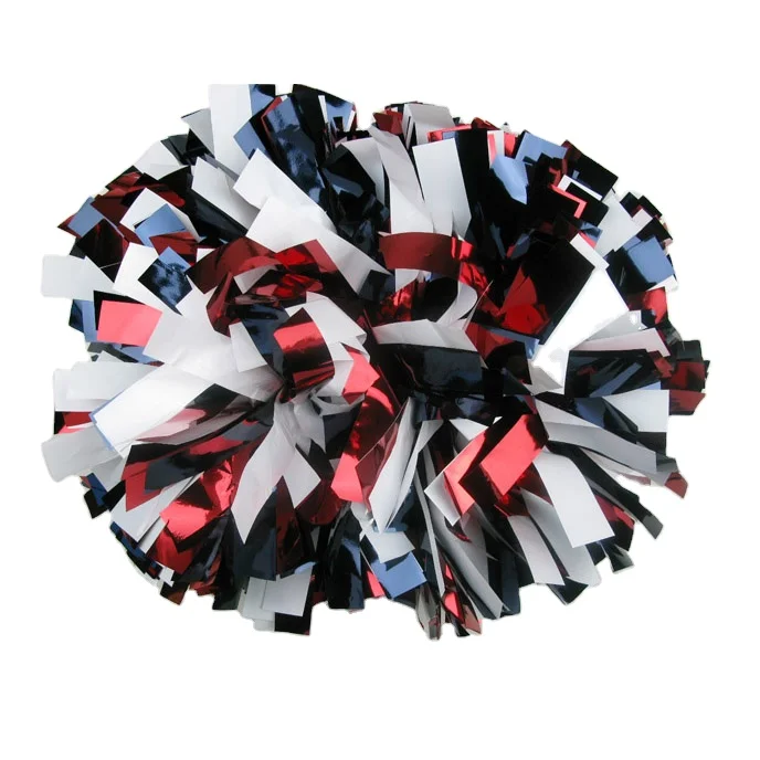 
2020 metallic pom poms for cheerleading and cheerleaders with good quality 