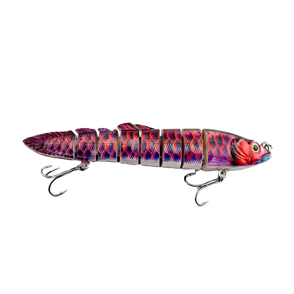 

ODS 146mm 25.2g High Quality New Design 8 Sections Various Colors Loach Multi Jointed Minnow Fishing Lure, Lifelike colors, any color you want