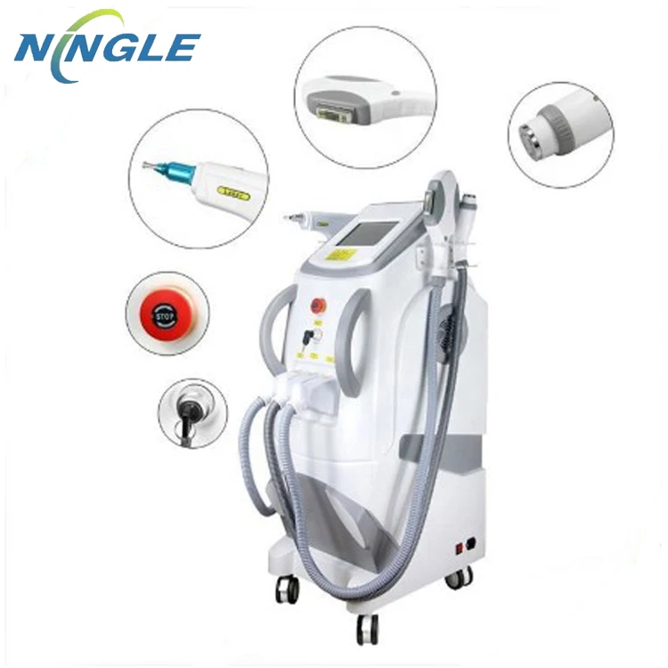 

4 in 1 shr ipl hair removal/ ipl+rf+yag hair removal machine q switch nd yag laser tattoo removal
