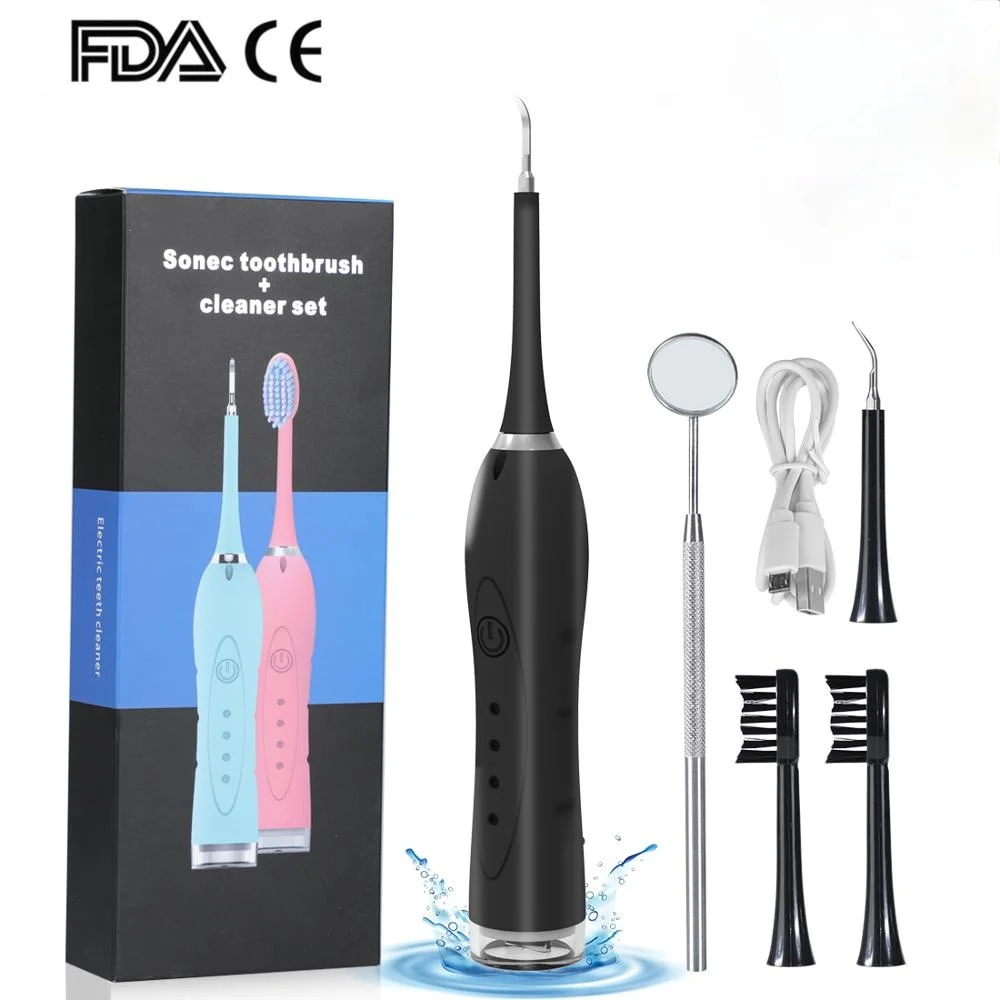 

4 Modes Electric Portable Sonic Dental Scaler USB Tooth Calculus Remover Tooth Stains Tartar Cleaner Tool Dentist Whiten Teeth