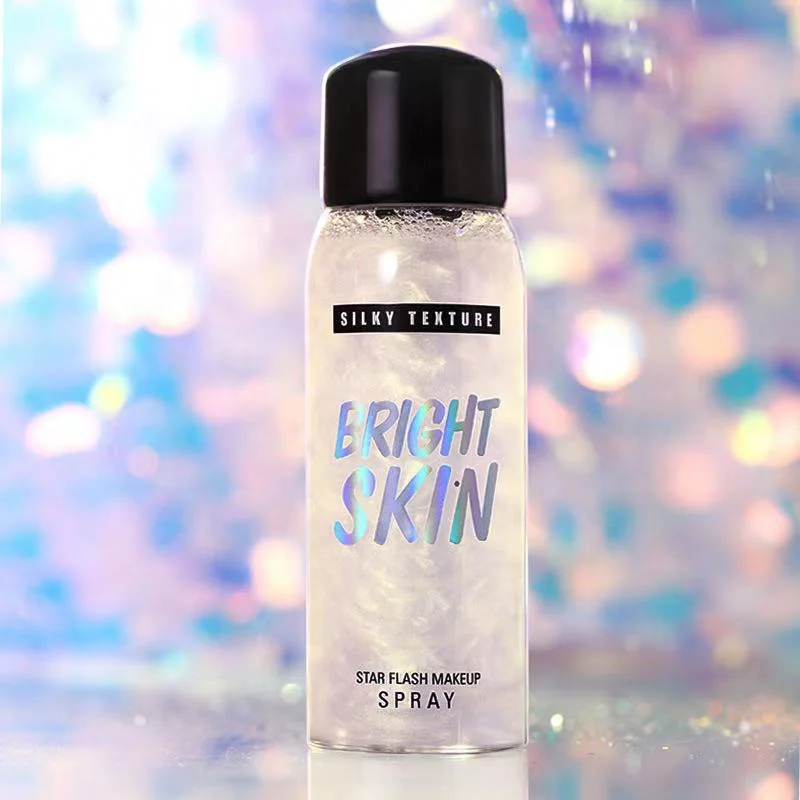 

High Quality Shimmer Highlighter Pigment Body Glitter Makeup Setting Spray, 1 colors