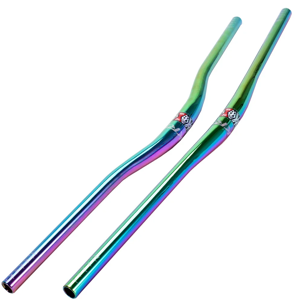 

MTB Bicycle Colorful Handlebar 31.8mm*800mm AM XC DH downhill Racing Bike Rise handlebar Mountain Road Bike Rainbow Handlebar