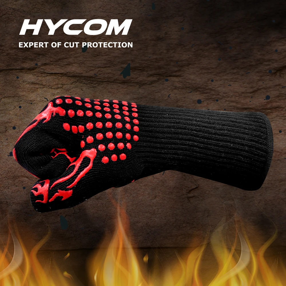 

Hycom Extreme Heat-Resistant Fireproof with Non-slip Silicone Coating oven glove heat resistant