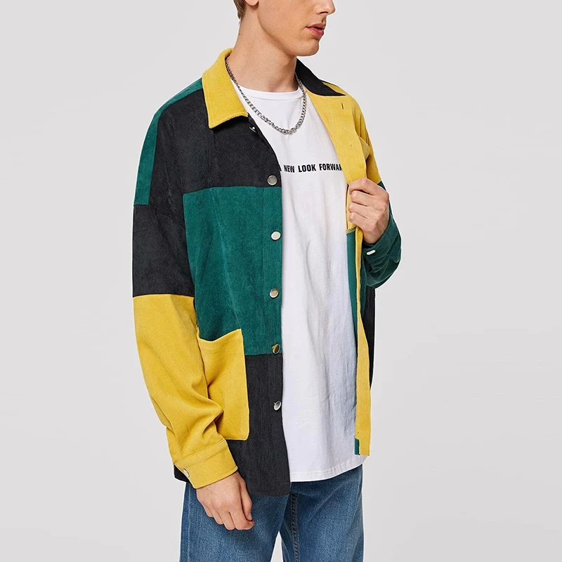 multi colored corduroy jacket