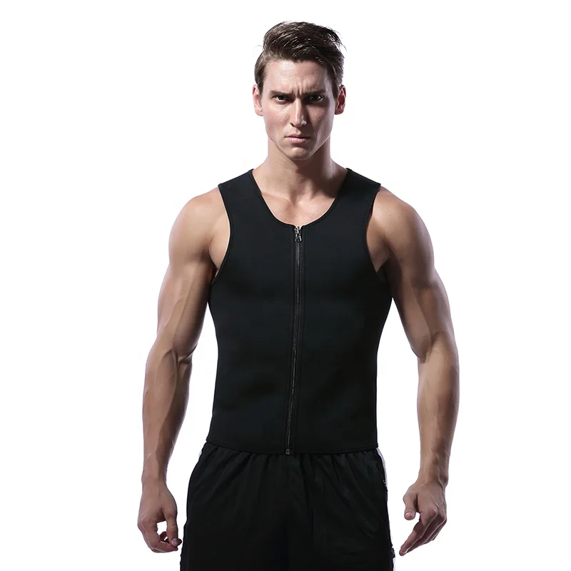 

Hot Sale Fat Burning Vest Waist Trainer Belt Plus Size Gym Vest With Zipper