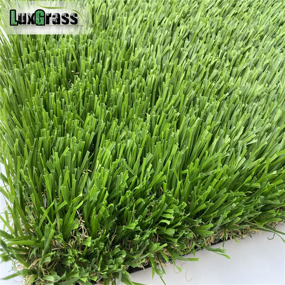 

Big blade PU backing Good Drainage Cesped Sintetico Landscape Artificial Grass Turf