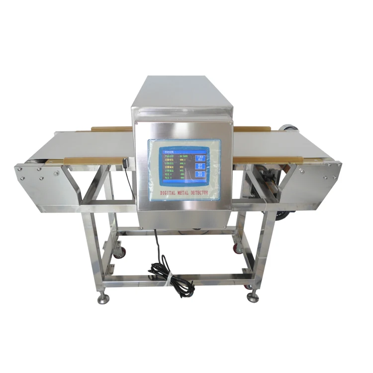 

Factory hot sale automatic touch screen digital food metal detector machine