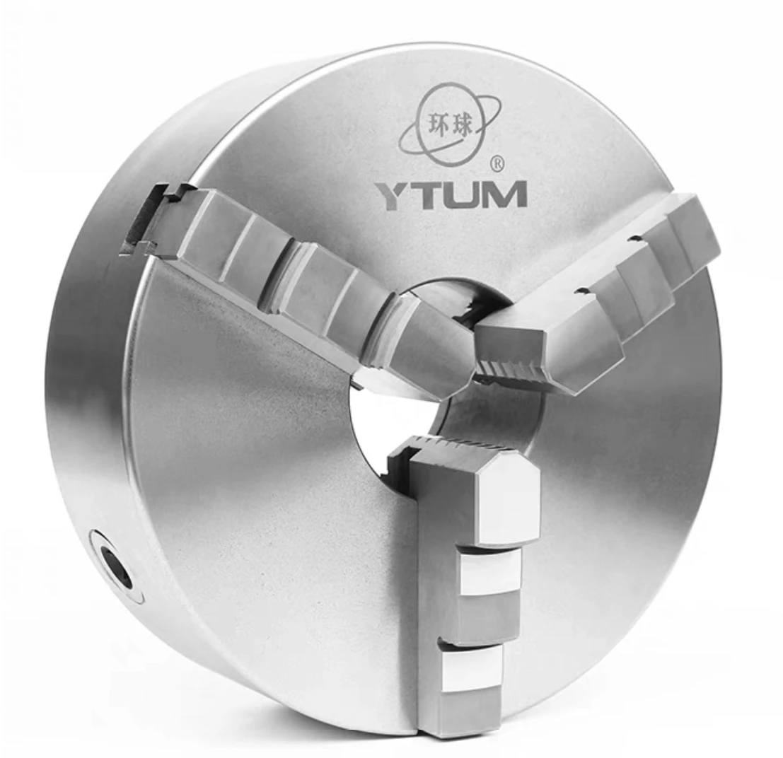 Chinese Yantai Manufacturer YTUM 3 Jaw Self Centering Chuck K11 160mm Manual CNC Lathe with 0.02mm Precision 3-Year Warranty