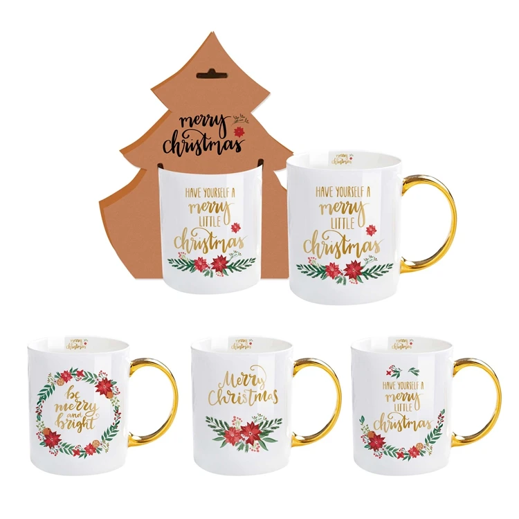 

Wholesale Popular Top Grade Customized logo 11oz gold Ceramics mug, Customized colors acceptable