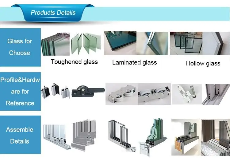 product-Zhongtai-18002400mm Residential Aluminum Sliding Glass Door For Sales-img