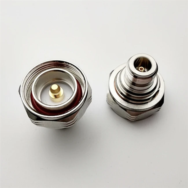 RF Coaxial 50Ohm N Female to DIN Male Coax 7/16 Connector Adapter