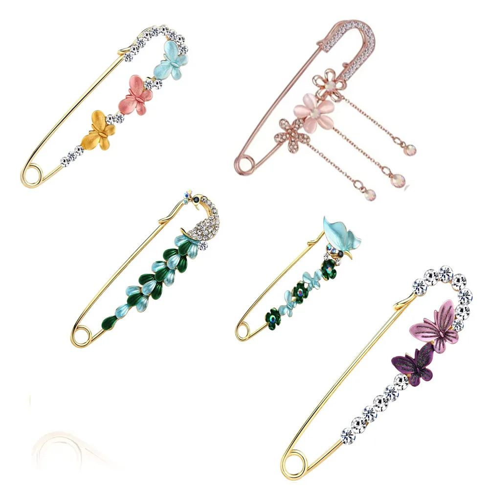 Free shipping 2023 Fashion Brooches and Pins With Rhinestone For Women