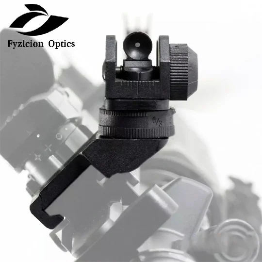 

Front and Rear 45 Degree Offset Rapid Transition BUIS Backup Iron Sight Set, Black