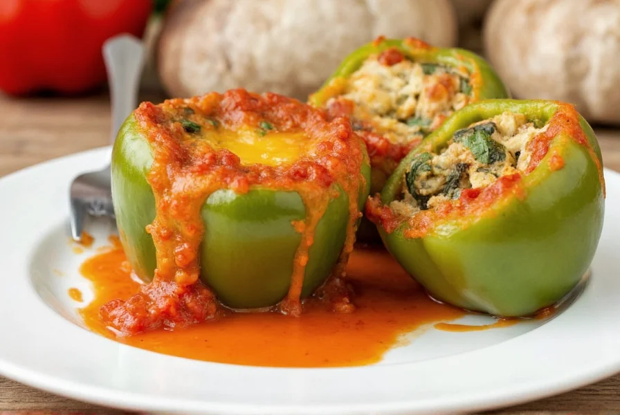 stuffed green bell pepper recipe