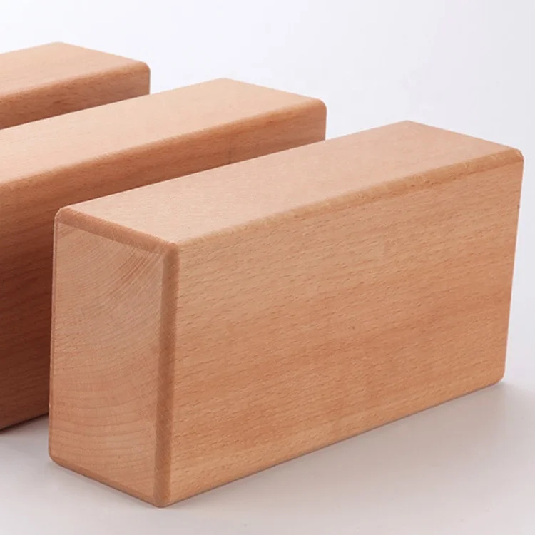 High Quality Natural Wholesale Beech Wood Yoga Block With Logo Buy