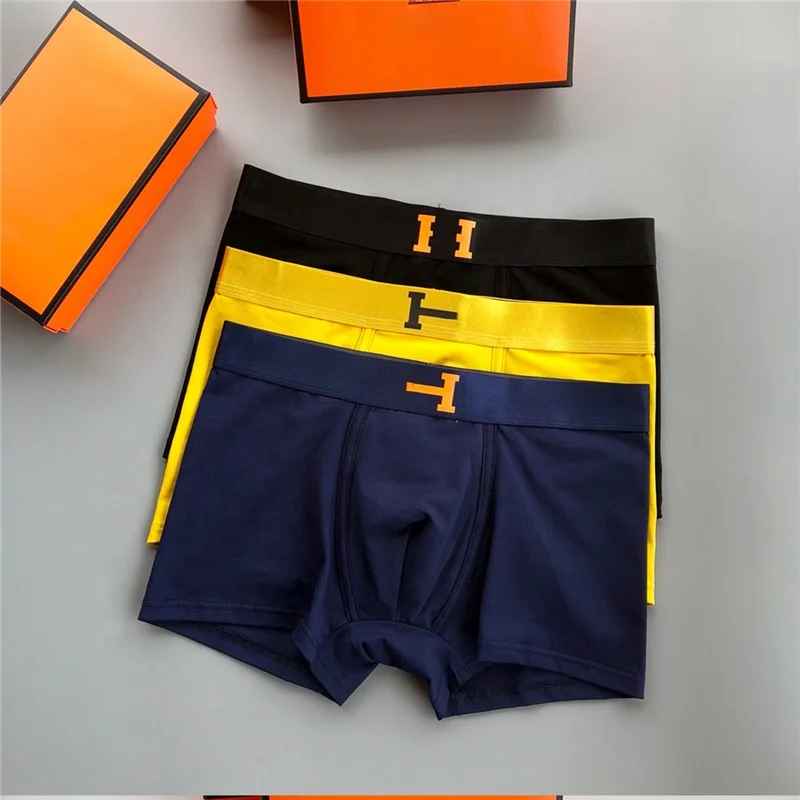 

Letter H Printed Comfort Men's Underwear, 2 colors