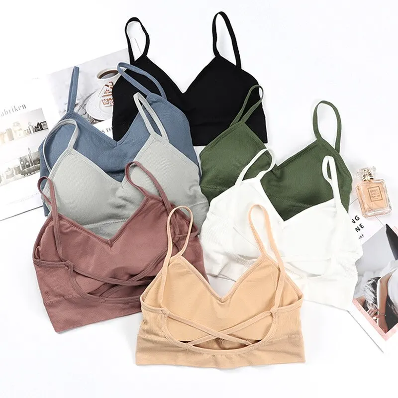 

Yoga Tops Fitness Women Girls Sport Cotton Women Fashion Tops Breathable Yoga Running Sujetador Deportivo Bra