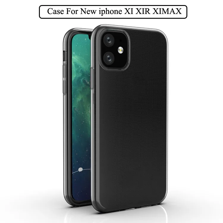2020 New Arrivals Transparent Clear Soft TPU Phone Case For iPhone 11 Pro Max Case 0.3MM Tpu Rubber