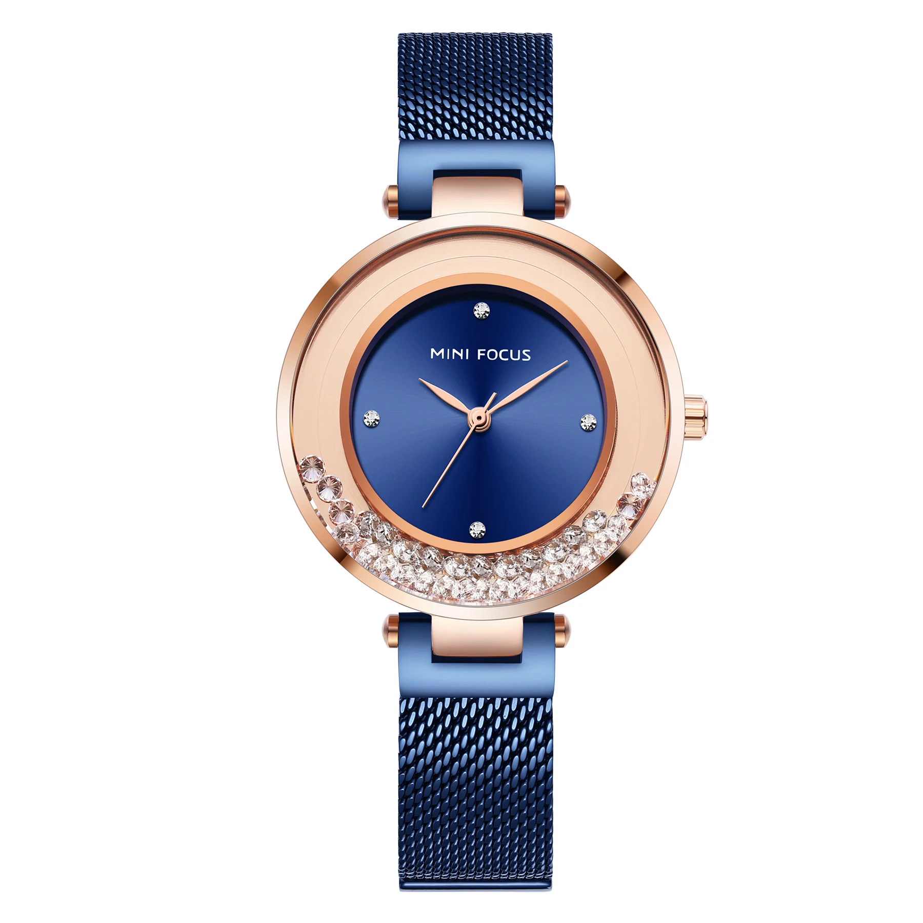 

Diamond-Inlaid Fashion Women's Watch Hot Style Steel Mesh Women's Watch, 5 colors