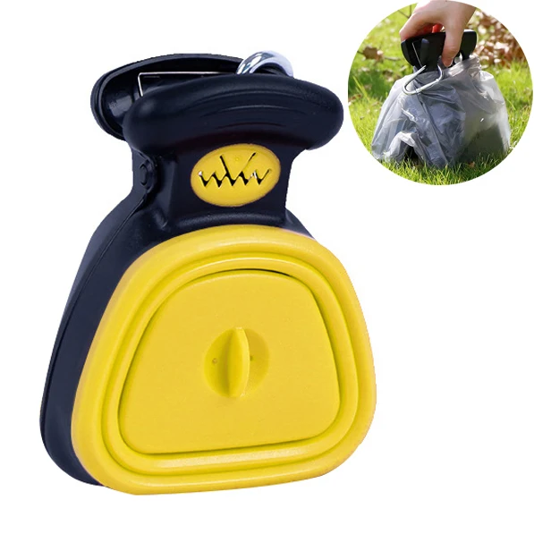 

ZMaker Portable Foldable Pet Poop Scooper Pick Up Cat Dog Waste Cleaner Tool with Waster Bag