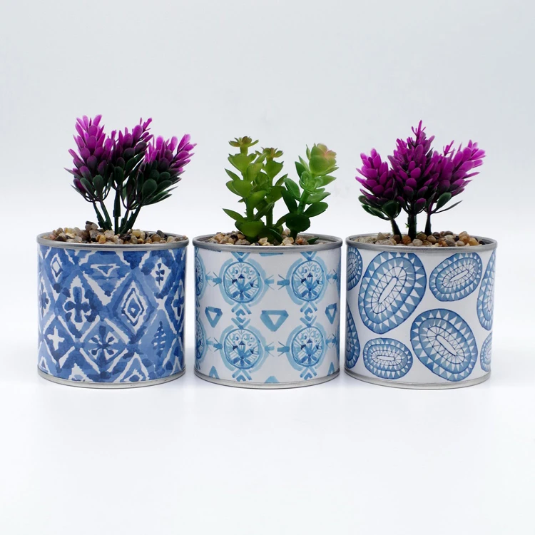 批发塑料模仿肉质植物锡植物盆栽