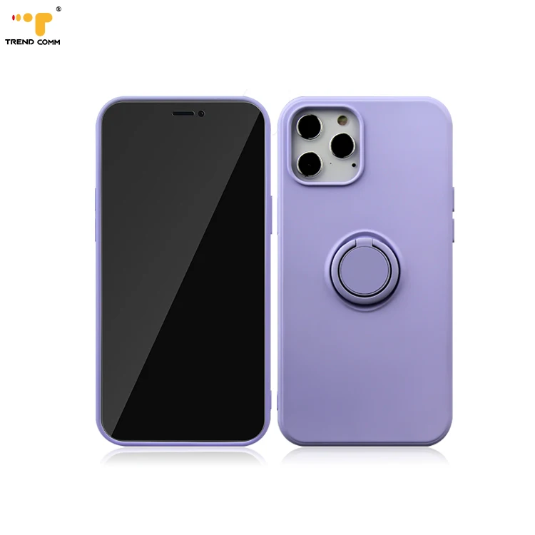 

Silicone Phone Case Shockproof Mobile Stand Holder Durable TPU for iPhone 12 Pro Max Case