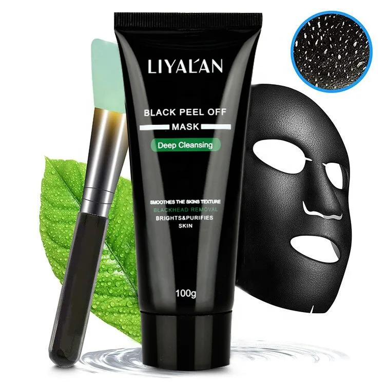 

Natural organic deep moisturizing black facial mask anti aging black peel off mask