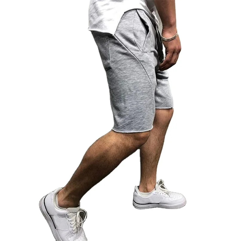 

2021 Summer Jogger Seamless Pocket Printed Biker Sweat Shorts for Men