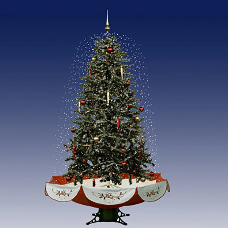 Christmas Decoration 74'' Musical Snowing Artificial Christmas Tree