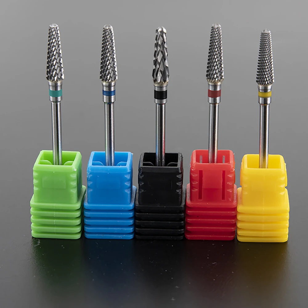 

High Quality Tungsten Carbide Nail Drill Bit Burr Electric File Nail Cutter Manicure Drill Bits