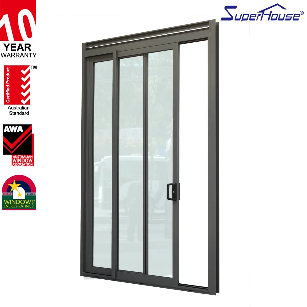 Miami-Dade County Approved NFRC Hurricane impact resistant glass sliding door