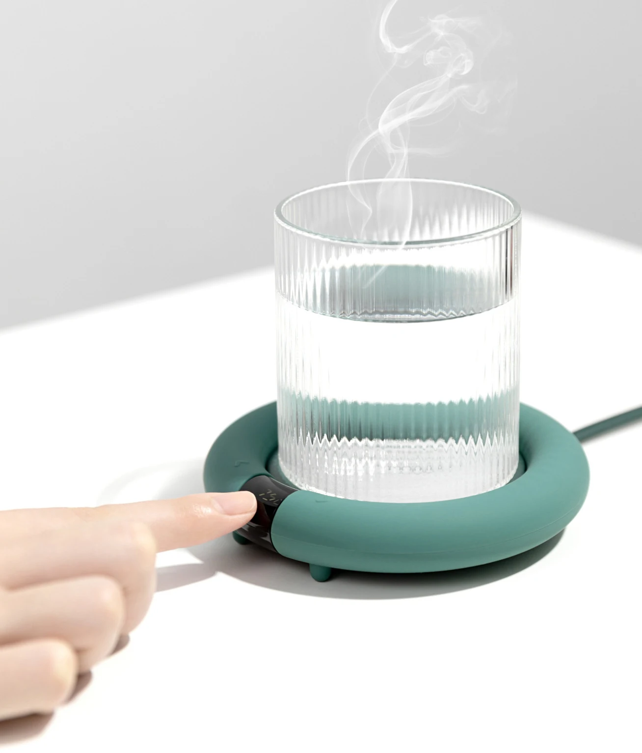 USB thermostatic insulation coaster heater warm water cup base hot milk artifact 55 degrees household dormitory