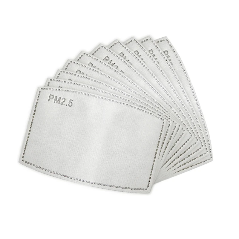 
Disposable 5 Layers Pm2.5 Filter Cotton Face Maskes Filter Pm 2.5 Activated Carbon Maskes Filter for Cotton Dust maskes 